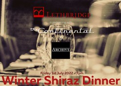Winter Shiraz Dinner